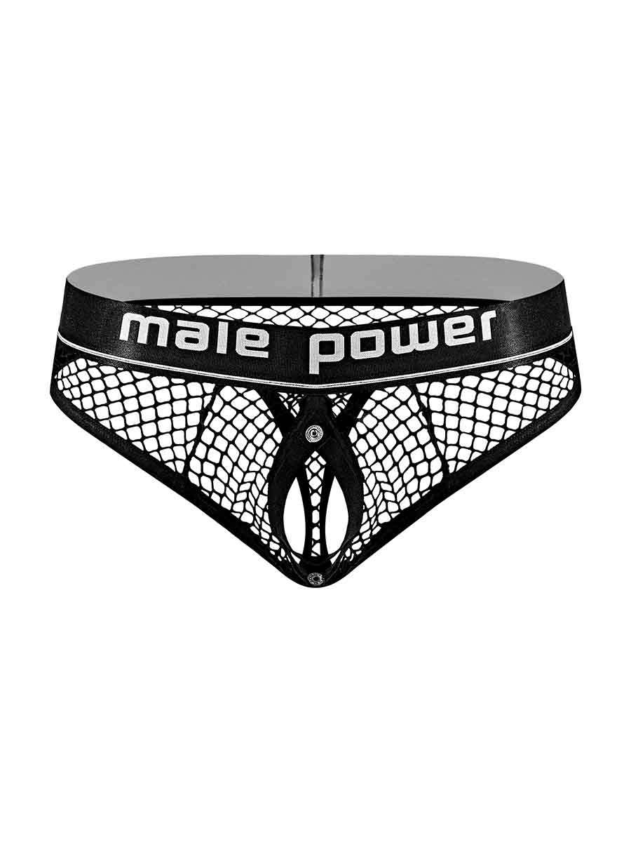"Cock Pit Net Cock Ring Thong - S/ M - Black MP-410260BKSM"