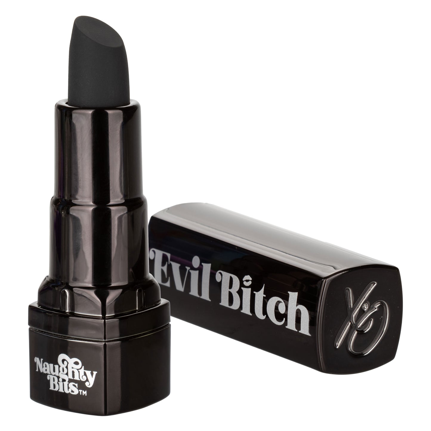 "Naughty Bits Evil Bitch Lipstick Vibrator - Black SE4410053"