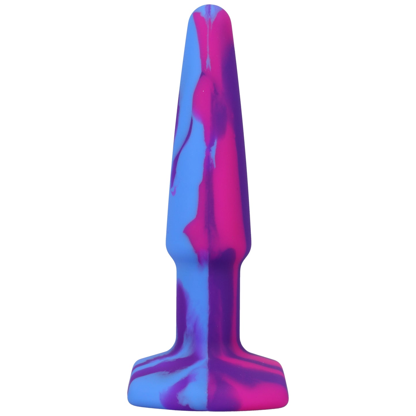 "A-Play Groovy Silicone Anal Plug 4 Inch - Berry DJ0302-03-BX"