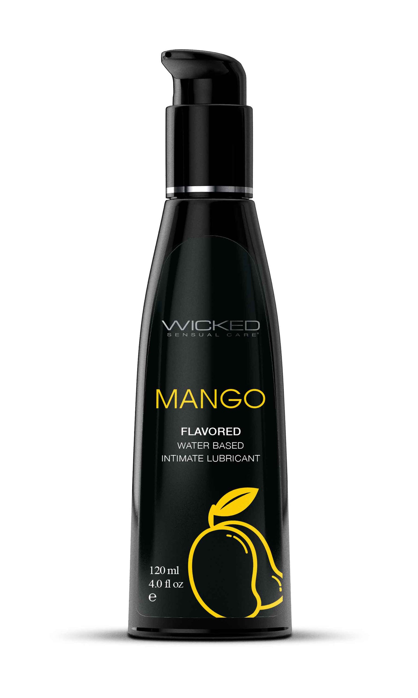 "Aqua Mango Flavored Water Based Intimate Lubricant - 4 Fl. Oz. WS-90464"