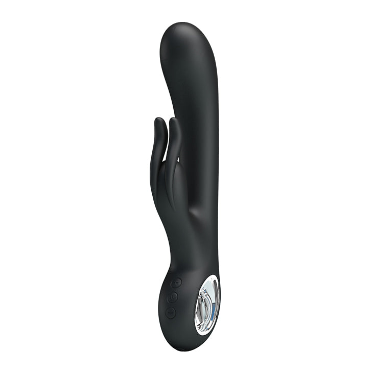 "Pretty Love Carina 7 Function Rabbit Syle Vibrator - Black BI-014480-2"