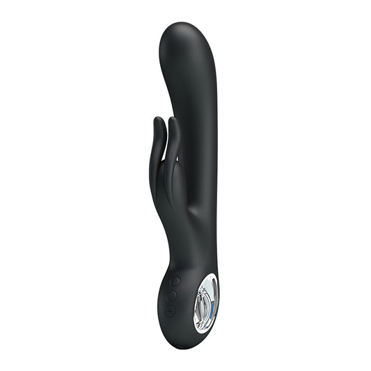 "Pretty Love Carina 7 Function Rabbit Syle Vibrator - Black BI-014480-2"
