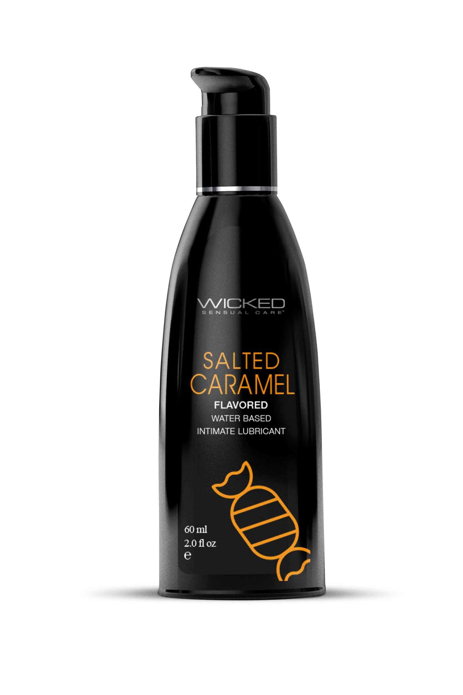 "Aqua Salted Caramel Flavored Water Based Intimate Lubricant - 2 Fl. Oz. WS-90322"