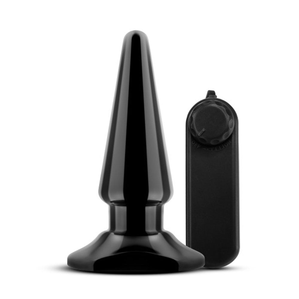 "Anal Adventures - Basic Vibrating Anal Pleaser - Black BL-10605"