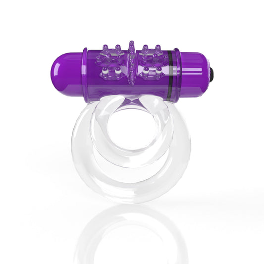 "Screaming O 4b - Double O Super Powered Vibrating Double Ring - Grape SO-4BD6-GP"
