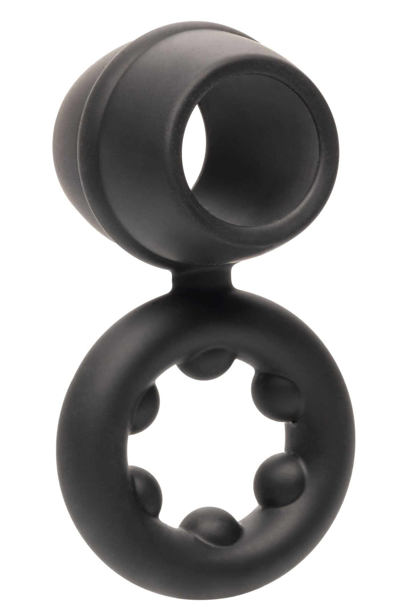 "Alpha Liquid Silicone Dual Support Magnum Ring - Black SE1492502"