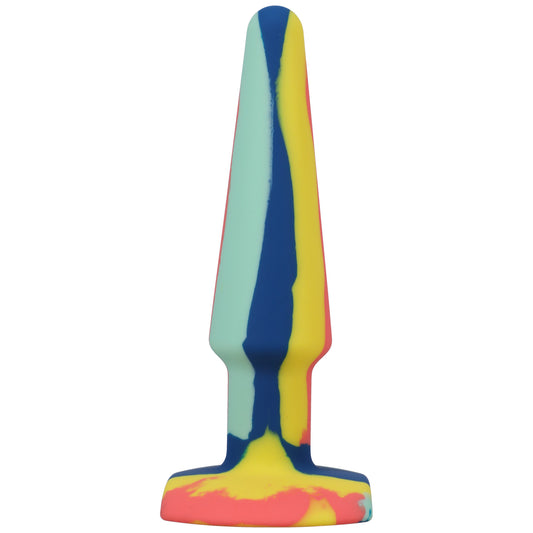 "A-Play Groovy Silicone Anal Plug 5 Inch - Sunrise DJ0302-02-BX"