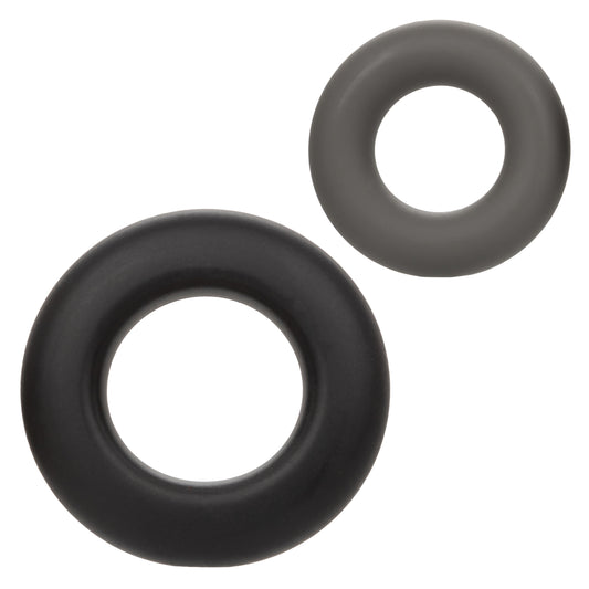 "Alpha Liquid Silicone Prolong Set of 2 - Black/gray SE1491902"