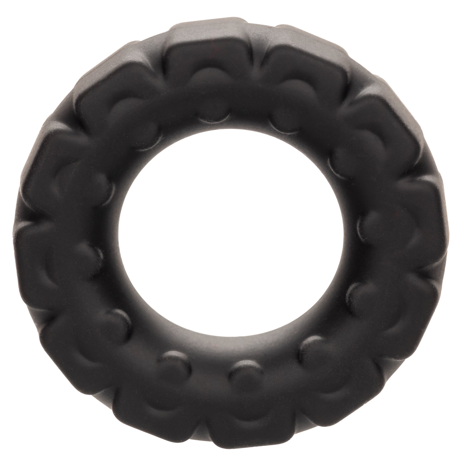 "Alpha Liquid Silicone Prolong Tread Ring - Black SE1491652"