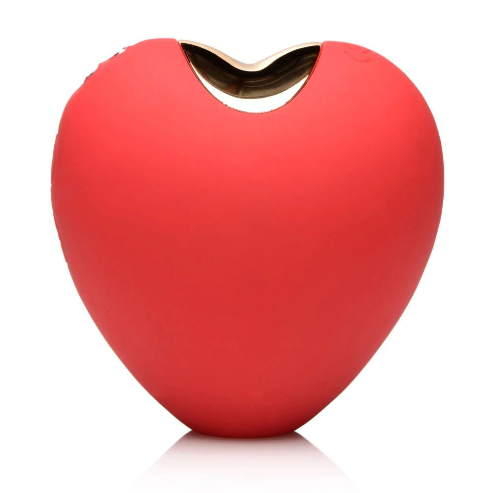 "Shegasm 10x Heart Desire Silicone Suction Clit Stimulator - Red INM-AG945"