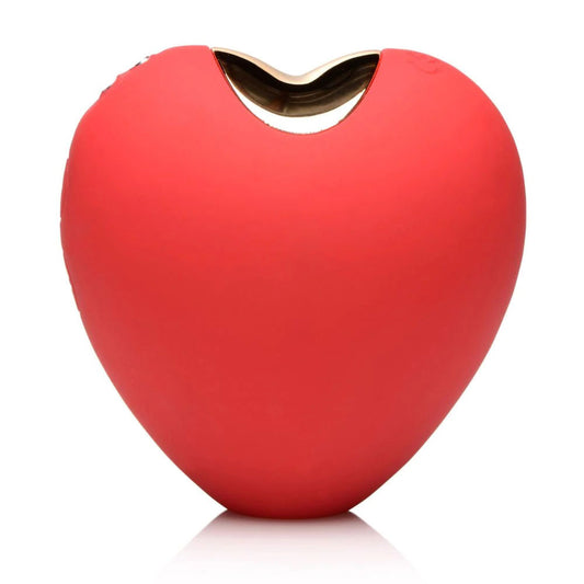 "Shegasm 10x Heart Desire Silicone Suction Clit Stimulator - Red INM-AG945"