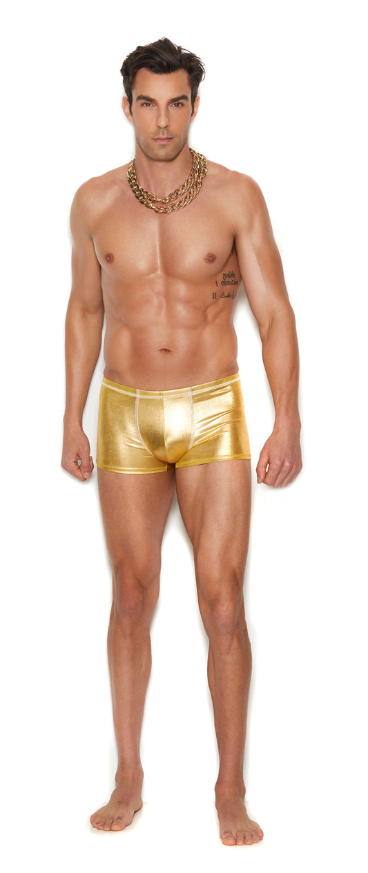 "Men's Gold Lame Boxer Brief - Small/medium - Gold EM-82193GLDSM"