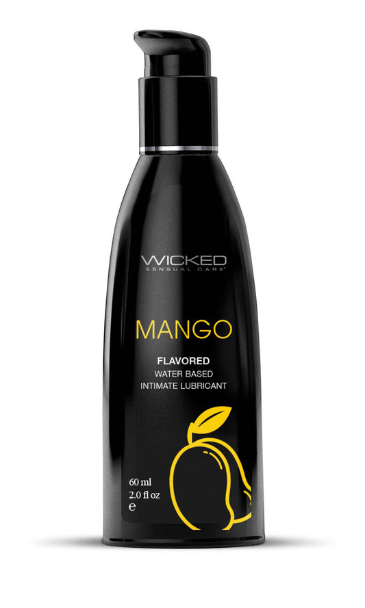 "Aqua Mango Flavored Water Based Intimate Lubricant - 2 Fl. Oz. WS-90462"