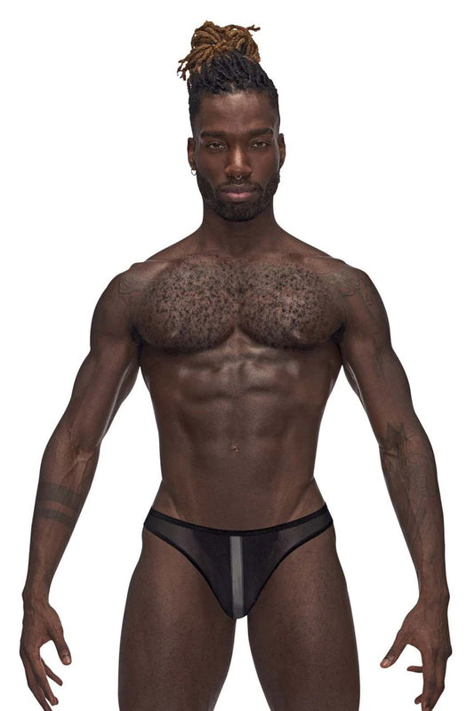 "Landing Strip Bikini Brief - XL - Black MP-480271BKXL"