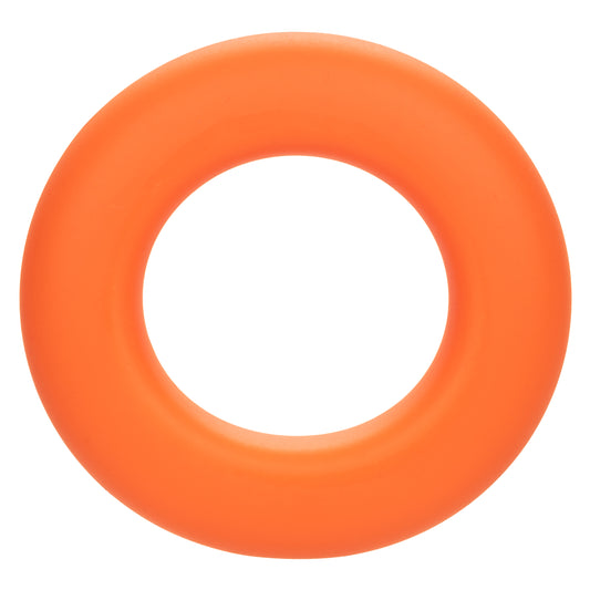 "Alpha Liquid Silicone Prolong Large Ring - Orange SE1491552"