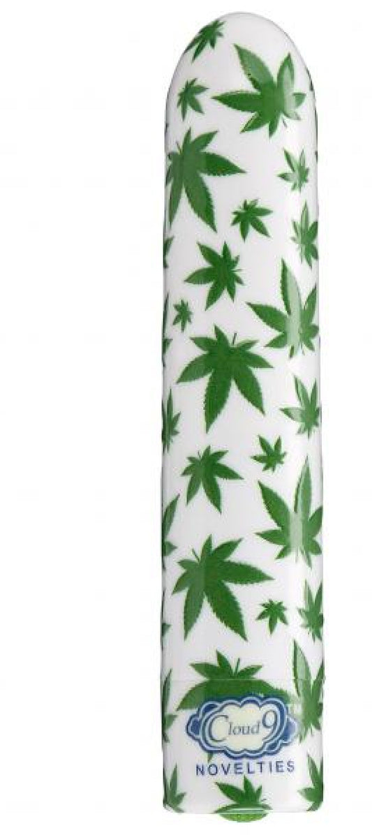 "420 Slim Cannabis Leaf Vibe - White/green WTC600"