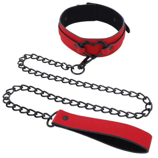 "Amor Collar and Leash - Red SS09954"