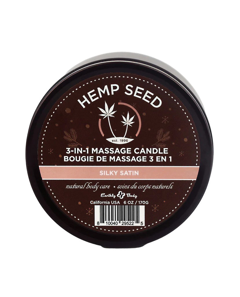 "3-in-1 Massage Candle - 6 Oz. - Silky Satin EB-HSCH022C"