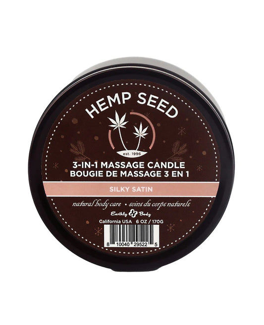 "3-in-1 Massage Candle - 6 Oz. - Silky Satin EB-HSCH022C"