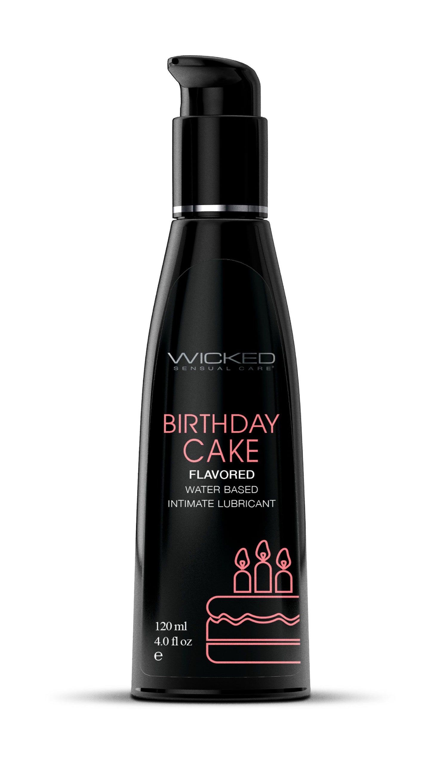 "Aqua Birthday Cake Flavored Water Based Intimate Lubricant 4 Fl. Oz. WS-90444"