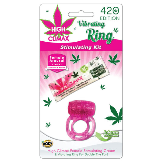 "High Climax Vibrating Ring Stimulating Kit BA-HCVR"