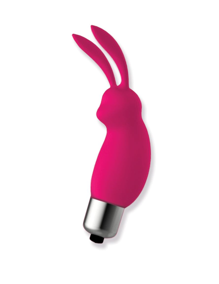"The 9's Silibus Silicone Bunny Bullet - Pink ICB2638-2"